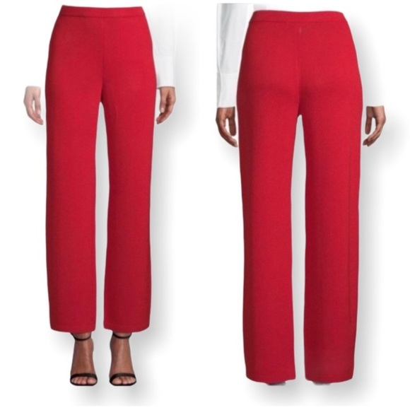 St John Santana Elegant Red Women´s Pants
